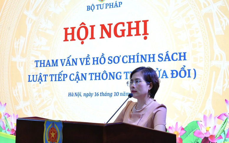 Chính phủ thống nhất nội dung dự án Luật Tiếp cận thông tin (sửa đổi)- Ảnh 2. Tham vấn về hồ sơ chính sách Luật Tiếp cận thông tin (sửa đổi)