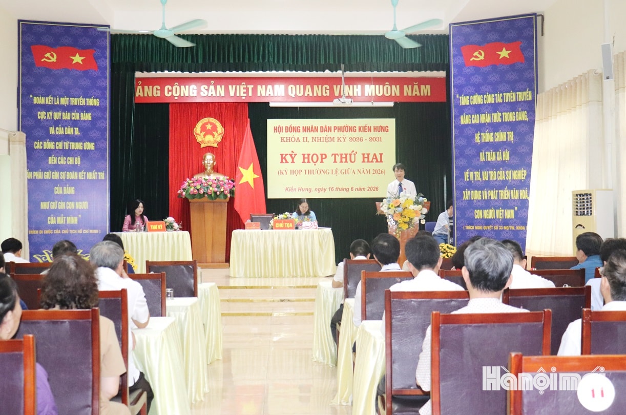 HĐND phường Kiến Hưng quyết nghị nhiều giải pháp phát triển 6 tháng cuối năm