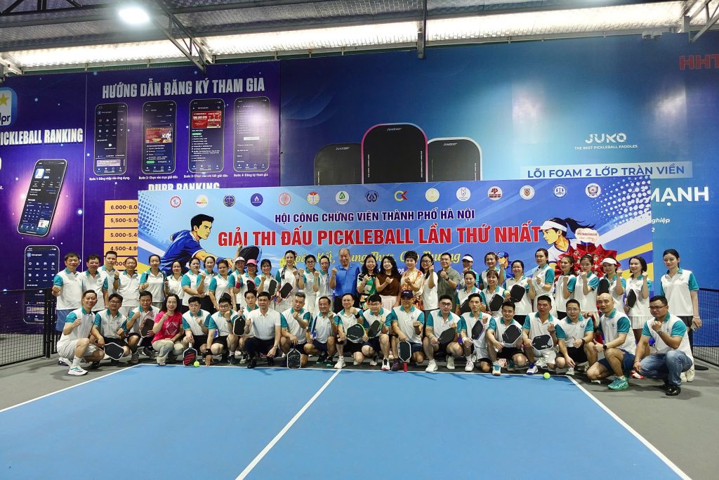 Sôi nổi Giải Pickleball Hội công chứng viên thành phố Hà Nội lần thứ I
