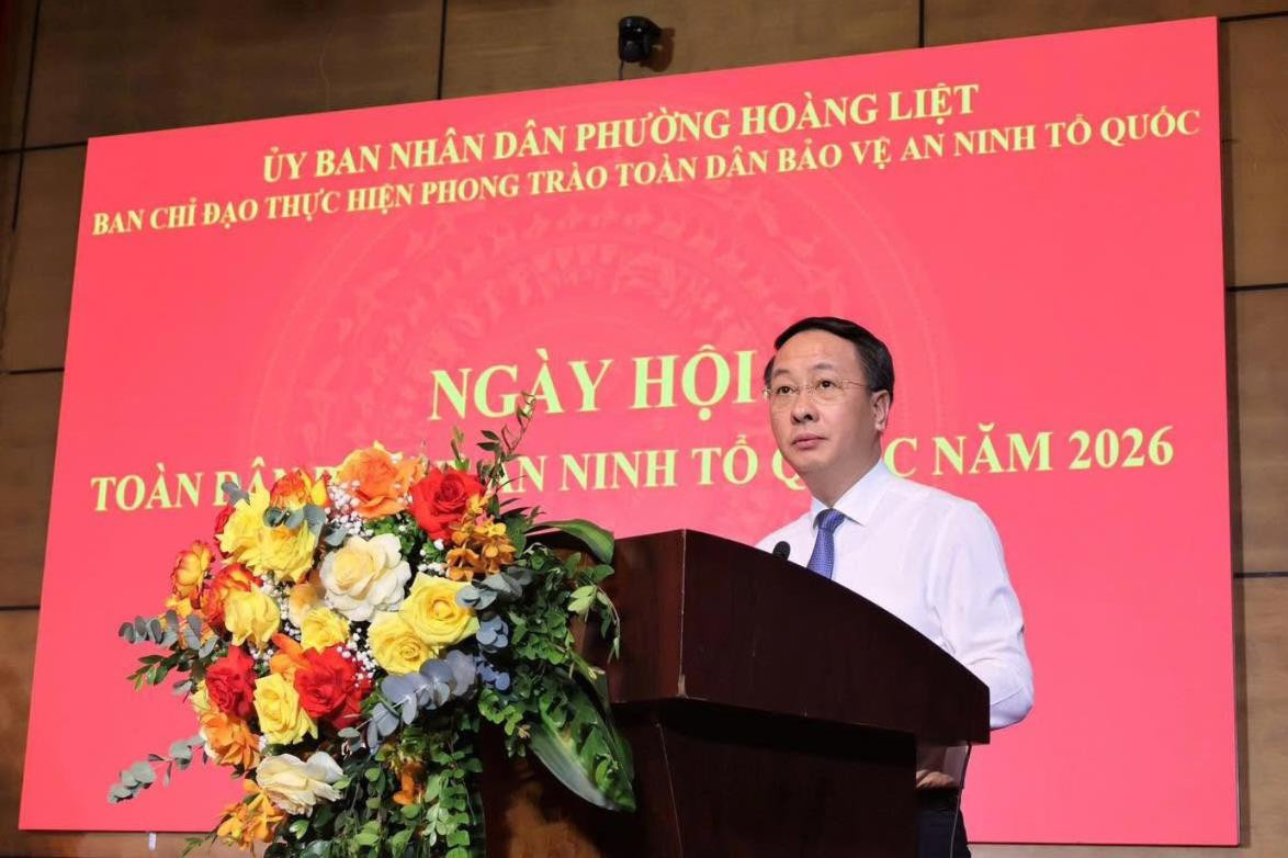 Phường Hoàng Liệt tổ chức thành công Ngày hội toàn dân bảo vệ an ninh Tổ quốc năm 2026