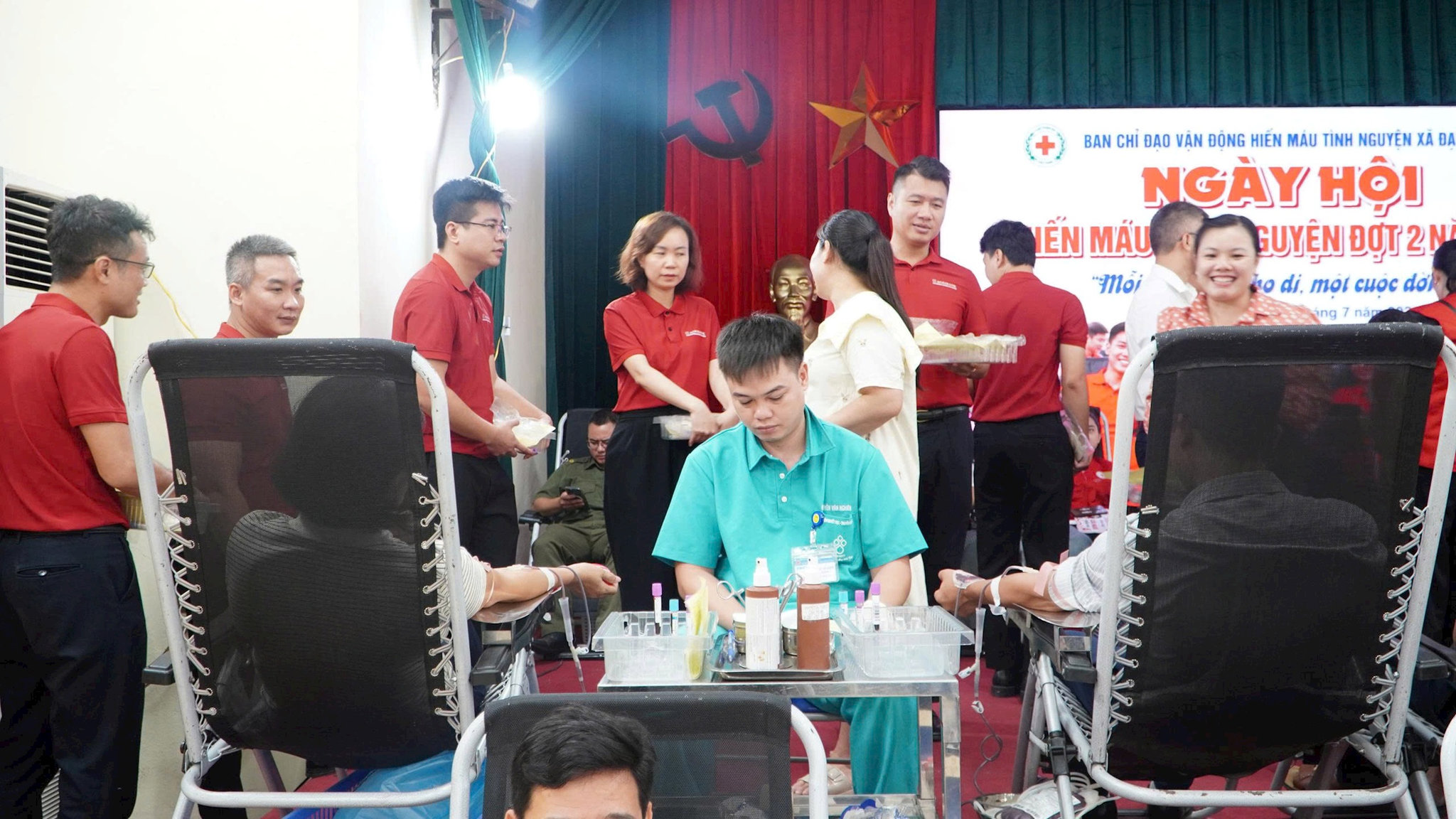 Xã Đại Xuyên: Tiếp nhận 368 đơn vị máu từ ngày hội hiến máu tình nguyện