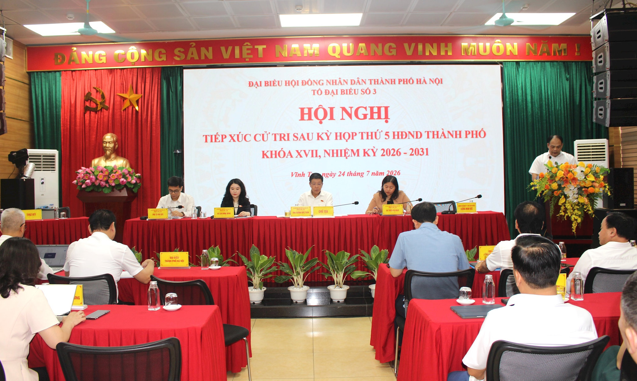 Cử tri kiến nghị đẩy nhanh dự án đường Tam Trinh, sớm giải quyết nguy cơ úng ngập