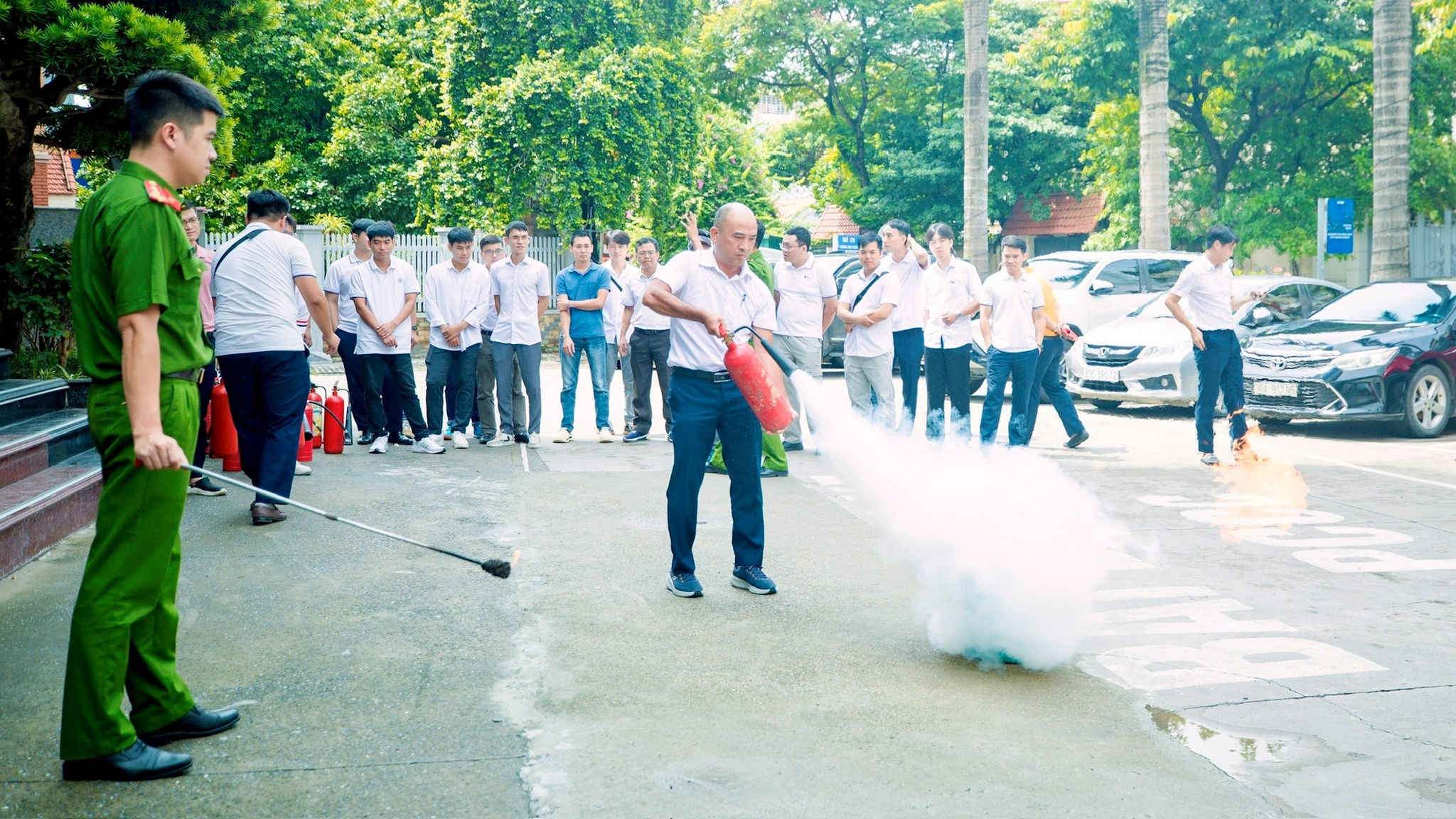 Tăng cường tập huấn kỹ năng phòng cháy chữa cháy và cứu nạn, cứu hộ tại cơ sở