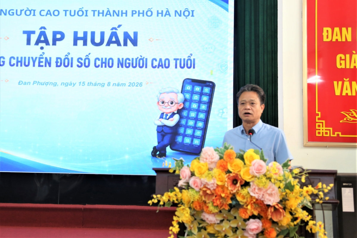 150 hội viên người cao tuổi được tập huấn kỹ năng chuyển đổi số