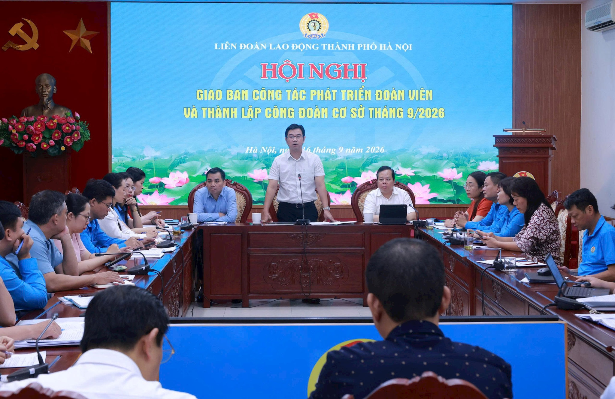 Hà Nội vượt chỉ tiêu phát triển đoàn viên, thành lập công đoàn cơ sở