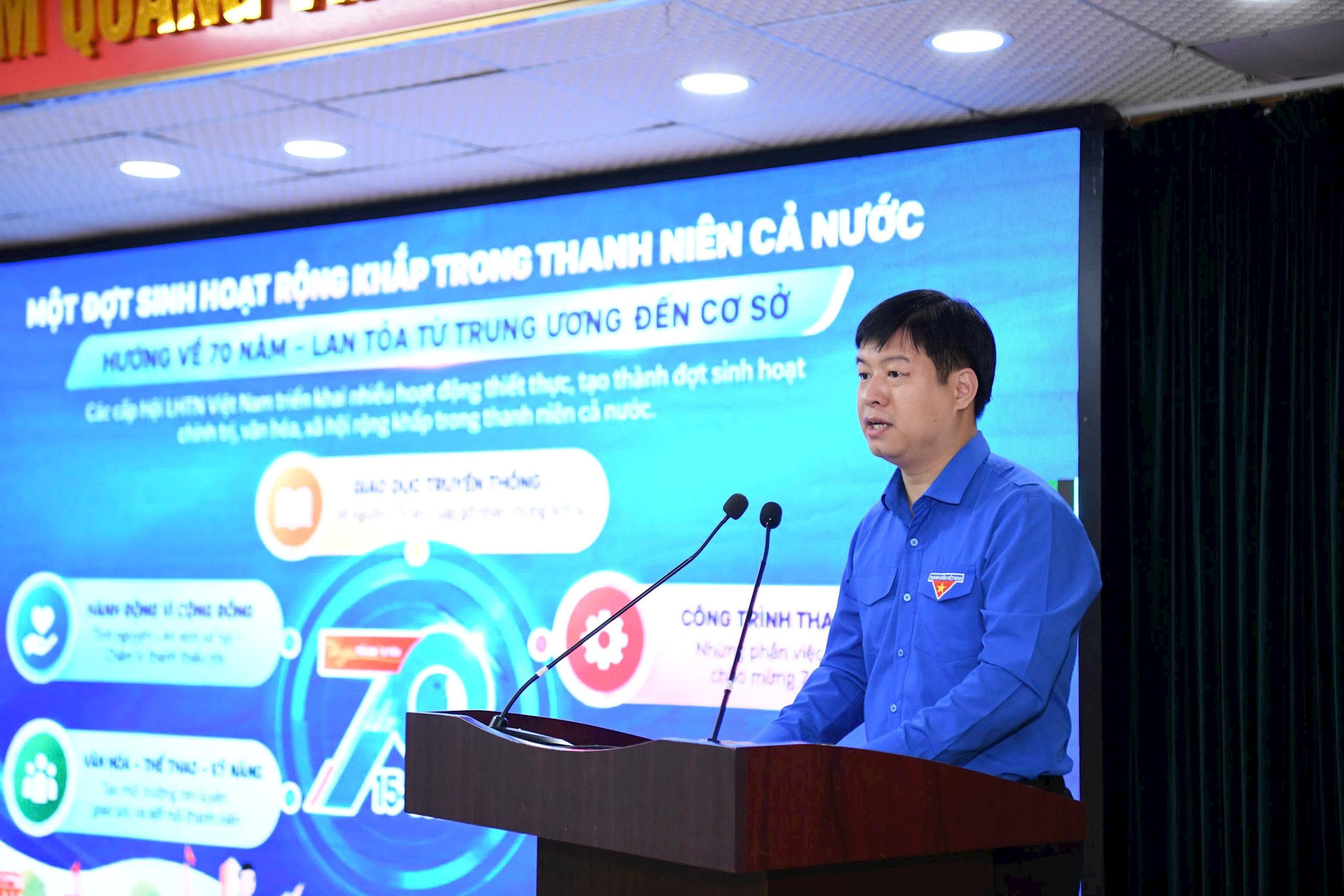 Nhiều hoạt động ý nghĩa kỷ niệm 70 năm Ngày truyền thống Hội Liên hiệp thanh niên Việt Nam