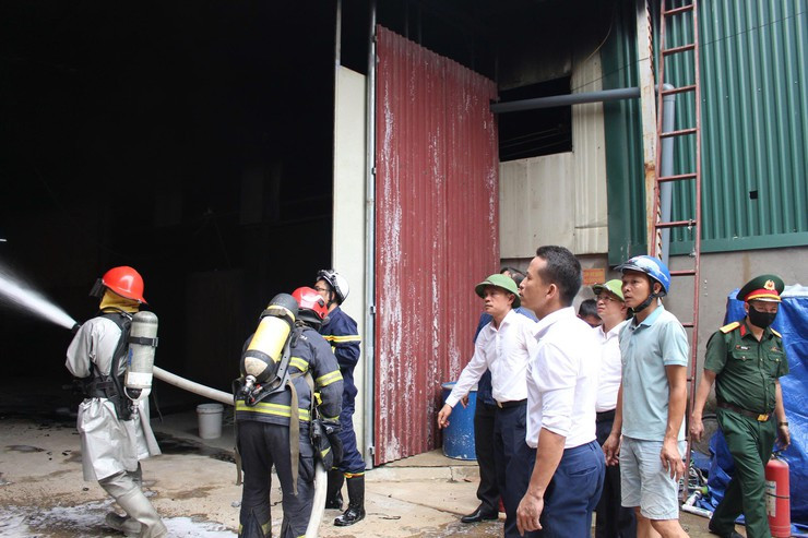 Chương Mỹ khắc phục điểm nghẽn phòng cháy, chữa cháy